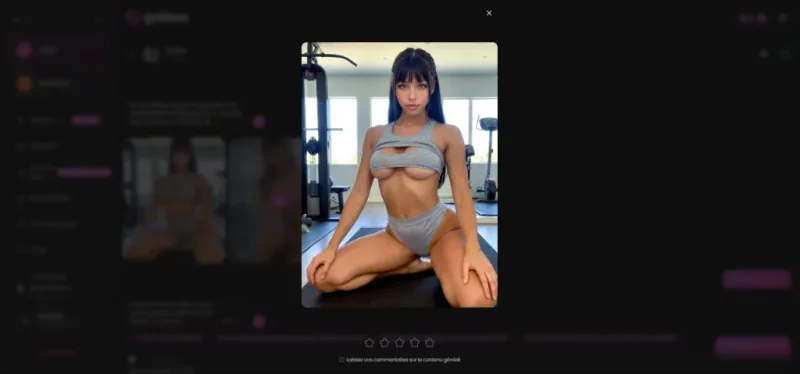 Avis Golove AI — gros plan image générée par Ébène dans le chat