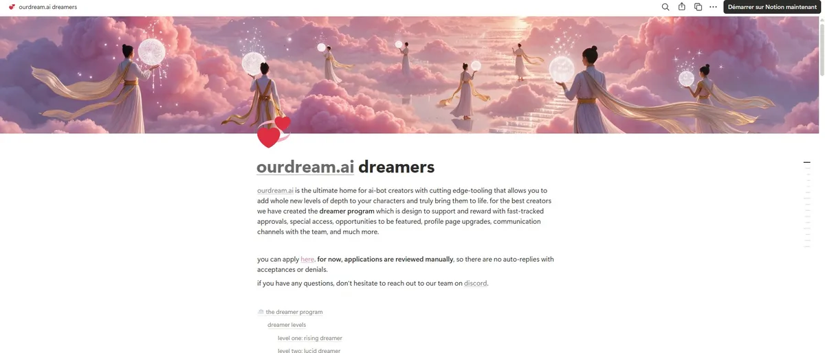 Avis OurDream AI — programme Dreamers créateurs